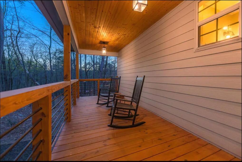 Peaceful Modern Chalet In Ellijay Eksteriør bilde